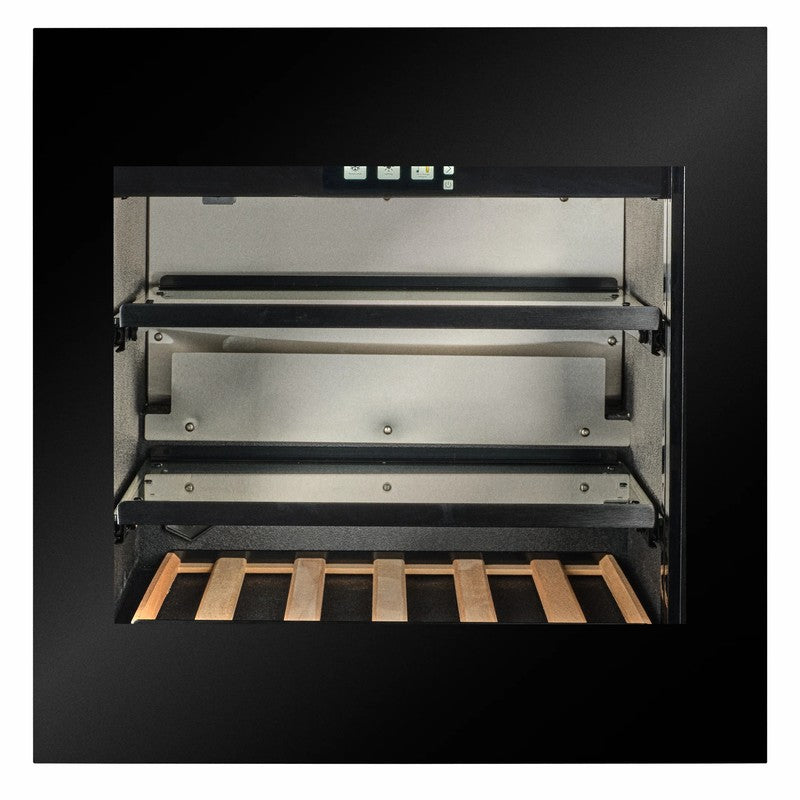 CELLA BVI-24B-TO Integrated Beverage Fridge 62L, Black Glass