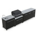 Cozze Modular Outdoor Kitchen Steel with Gas Grill, Extra Storage & Sink