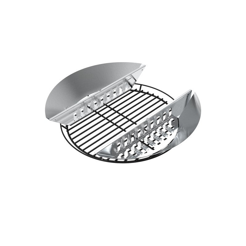 Crown Charcoal Kettle Grill Culinary Ring with Lid Holder & Charcoal Baskets