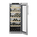 Liebherr Vinidor WPsd 4652 Steel Wine Cabinet 107 Bottle, Glass Door