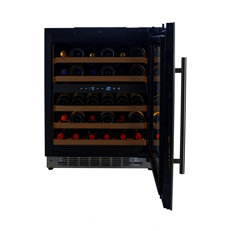 CELLA W34-BH Glass Wine Fridge 36 Bottle, Black