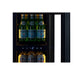 CELLA Kitchenline BV18B-TO Glass Beverage Fridge 51L, Black Glass