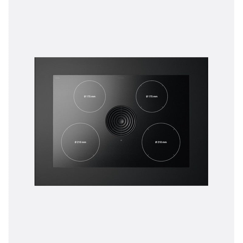 Bora Pure PURU2R Ceramic Venting Induction Hob 80cm, Rough Black