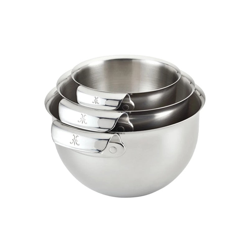 Hestan Provisions Stainless Steel 3-Piece Mixing Bowl Set
