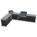Cozze Modular Outdoor Kitchen Stainless Steel with Gas Grill, Sink & Storage
