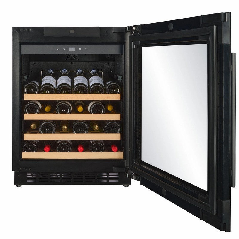 CELLA Kitchenline Stainless Steel Undercounter Wine Cooler 600mm, Stainless Steel