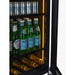 CELLA KITCHENLINE Beverage Fridge 118L, Black Glass