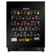 CELLA Kitchenline Wine Fridge 33 Bottle, Black Glass
