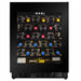 CELLA Kitchenline Shallow Wine Fridge 45cm Depth, Black Glass