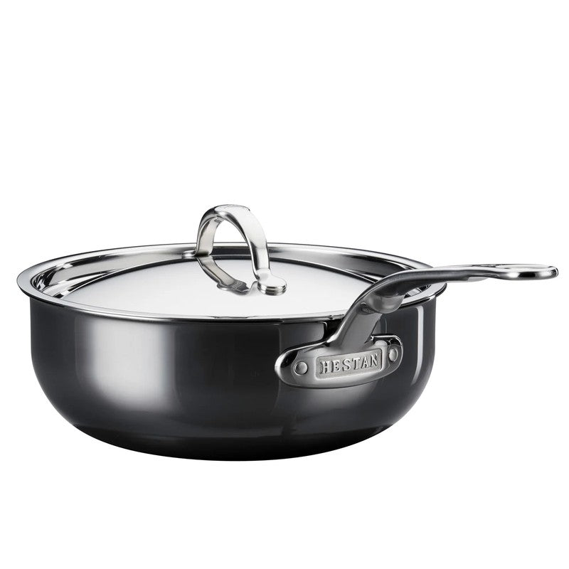 Hestan NanoBond Titanium-Coated Stainless Steel Essential Pan with Lid