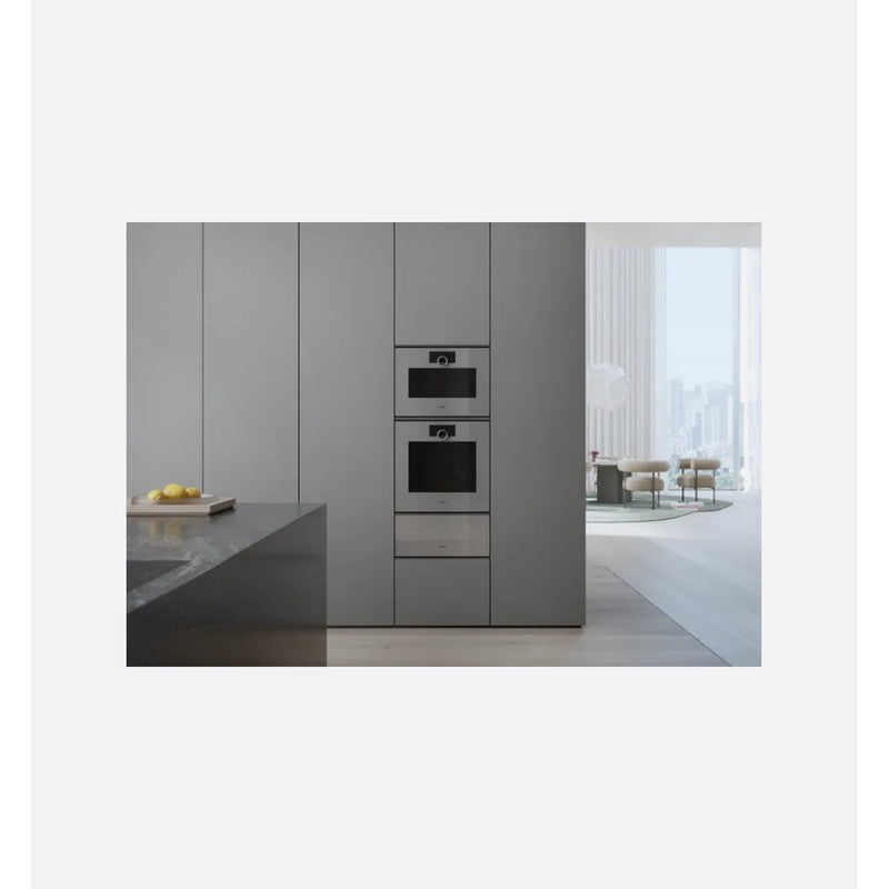 Gaggenau Minimalist Series GS221130 Stainless Steel Built-In Combination Steam Oven 60cm, Sterling