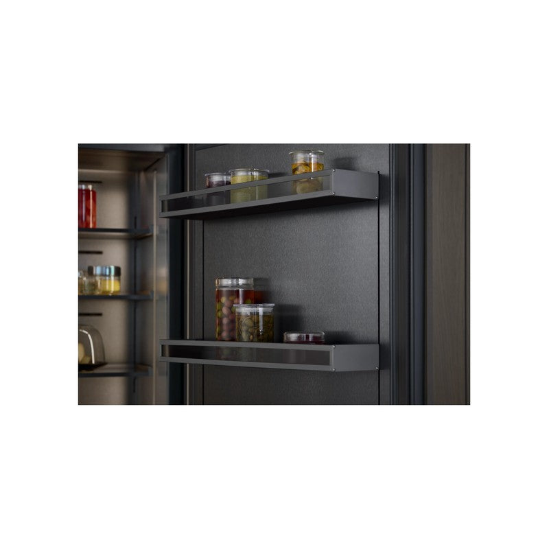 Gaggenau Vario Cooling Express Series RVC497190 90cm Fully Integrated Fridge, Dark Brushed Stainless Steel