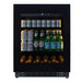 CELLA Wine & Beer Undercounter Fridge Bundle 600mm, Black Glass