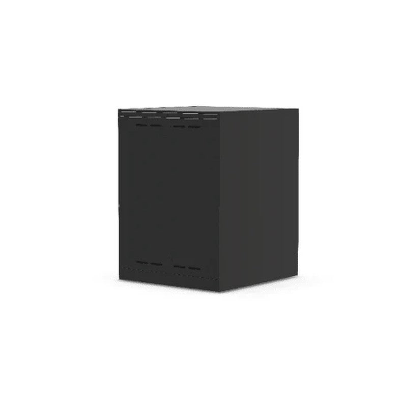 Fontana Ignes Magnelis® Steel Door Cabinet 65 with Porcelain Ceramic Worktop, Black