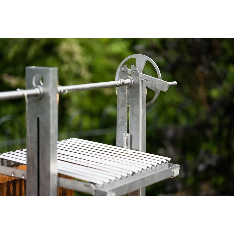 Somerset Grills Grande Cor-Ten Weathering Steel Argentinian Grill