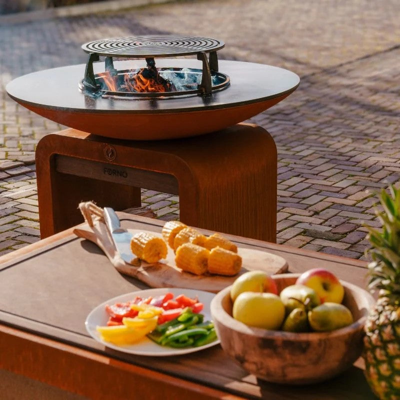 Adezz Forno Seare Halo Corten Steel Plancha Grill