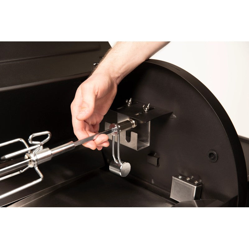 Broil King Pellet Rotisserie Kit with Motor, Spit Rod & Brackets