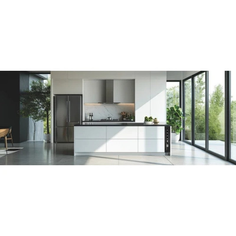 Dunavox FLOW-8 9 Bottle Built In Wine Fridge, Stainless Steel