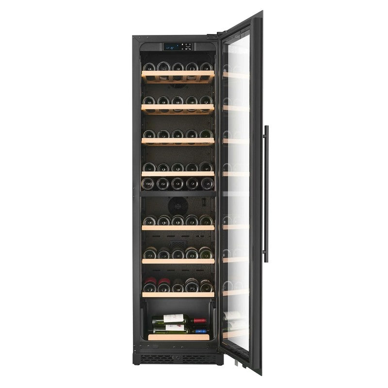 CELLA W75D-BLACK Dual Zone Wine Cooler 71 Bottle, Black