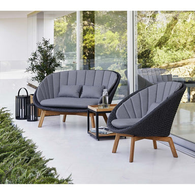 Peacock Lounge Chair Cushion Set