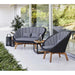 Peacock Lounge Chair Cushion Set