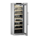 Liebherr Vinidor WPsd 5252 Stainless Steel Wine Cabinet 155 Bottle, Glass Door
