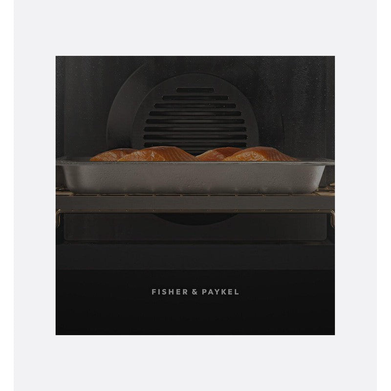 Fisher & Paykel OS60SMTNB1 60cm Combination Steam Oven, Black