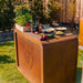 Adezz Forno Corten Steel Outdoor Kitchen Station