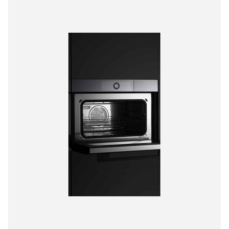 V-Zug V6000 CombiSteamer 45M PowerSteam AutoDoor 60cm Combi-Steam Oven, Platinum Mirror Glass