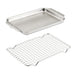 Hestan Ovenbond Stainless Steel Quarter Sheet Pan with Cooling Rack