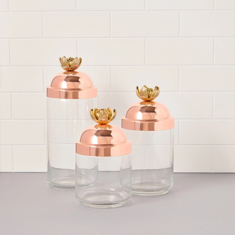 Ruffoni Lotus Kitchen Jar 1LT, Copper