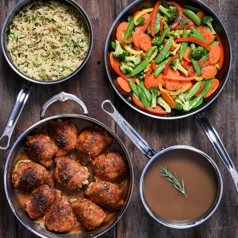 Hestan ProBond Stainless Steel 6-Piece Cookware Set