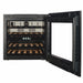 CELLA Kitchenline Glass Wine Fridge 24 Bottle, Black Glass