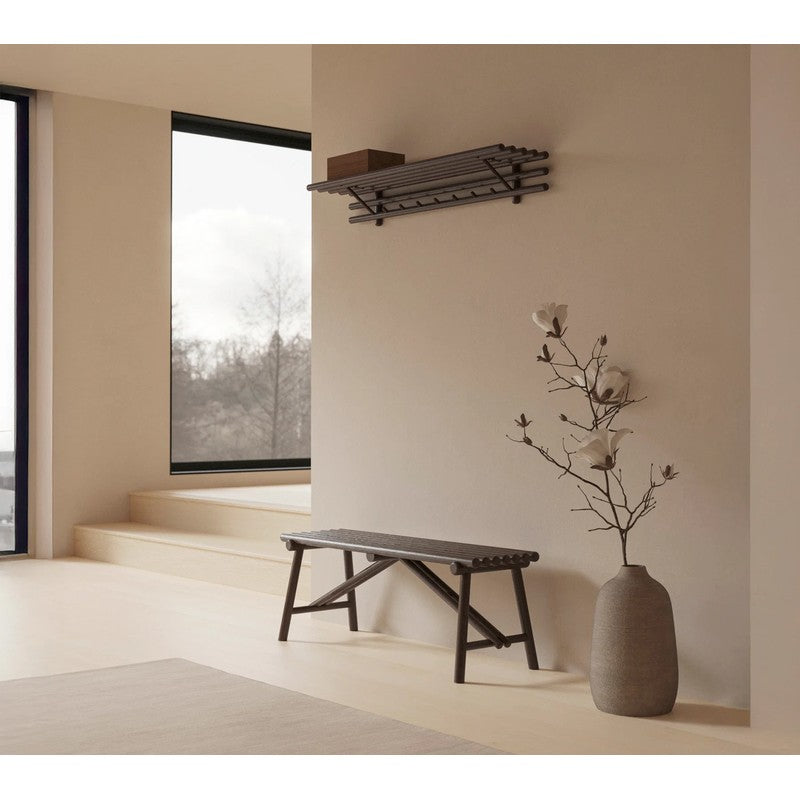 Sticks Bench Indoor, Dark Brown