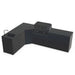 Cozze Elements Modular Outdoor Kitchen L-Shape with Grill, Storage & Sink, Matte-Black
