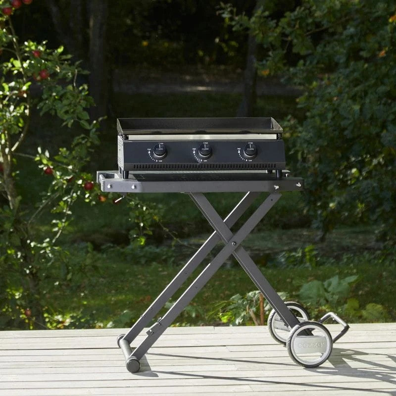 Cozze G-700 Stainless Steel Plancha Gas Grill, Matte Black