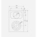Bora PKCB3 37cm Ceramic Pro HiLight Cooktop 3-Ring/Roaster Hob