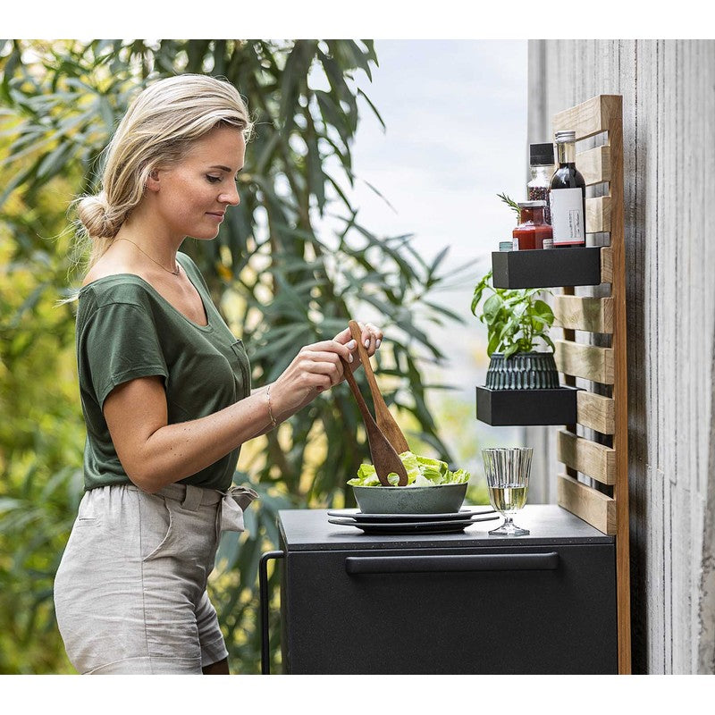 Cane-line Drop Teak Wall for Single Kitchen Module