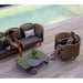 Foersom & Hiort-Lorenzen Arch Lounge Chair with Low Arm & Backrest