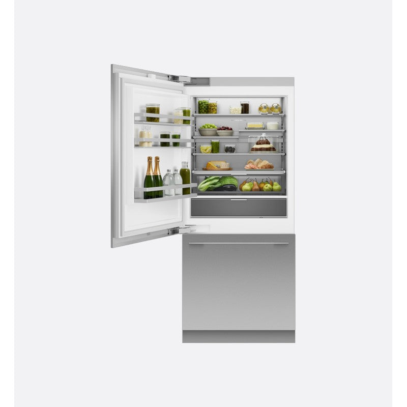 Fisher & Paykel Series 11 RS9121WLUVE1 91cm Fully Integrated Fridge Freezer with Ice & Water, Left Hand Hinge