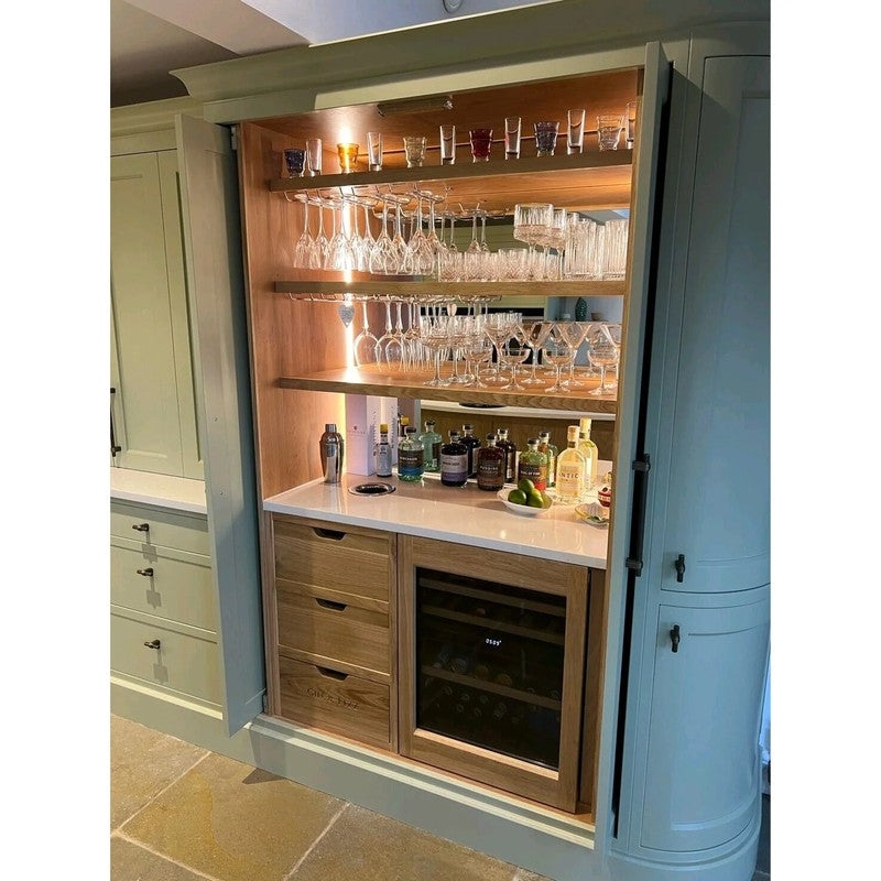 Dunavox NOBLE-32.TO Dual Zone 33 Bottle Fully Integrated Wine Cooler