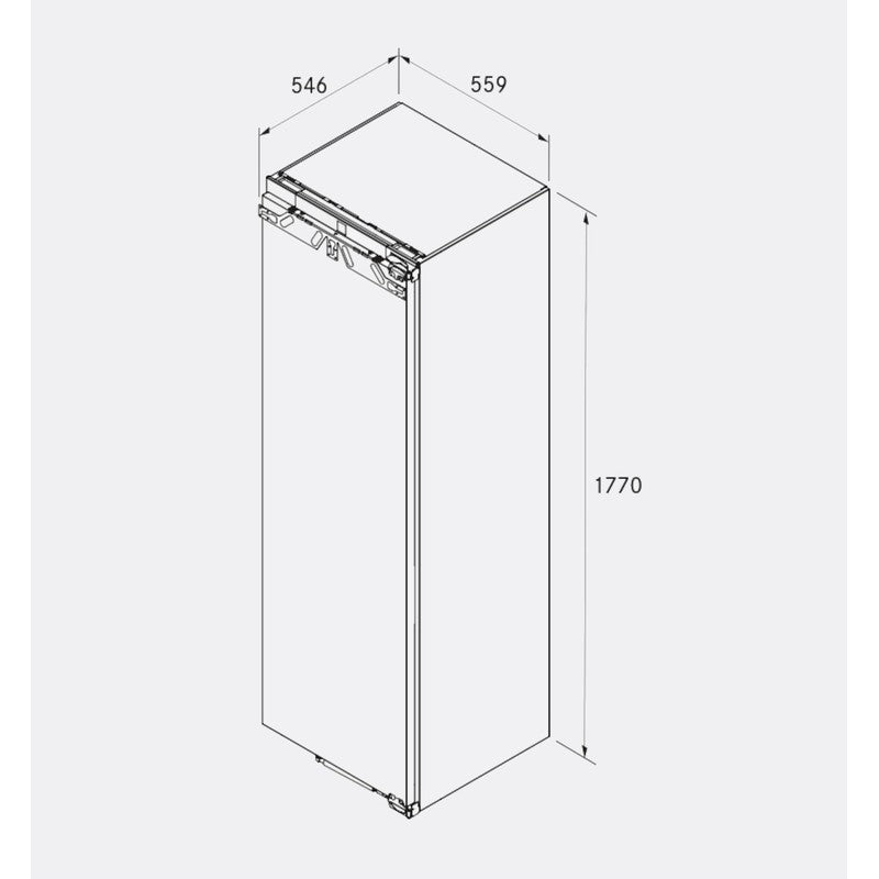 Bora C178KGFS2 56cm Fully Integrated Fridge with Icebox