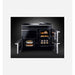 Aga ERA 110 Cast Iron Electric Cooker with Induction Hob, Black with Polished Chrome Trim