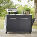 Cozze Rotate Gas Pizza Oven 17", Cordierite, White & Black