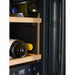 CELLA Kitchenline 30cm Undercounter Wine Cooler W18D-BH, Black Glass