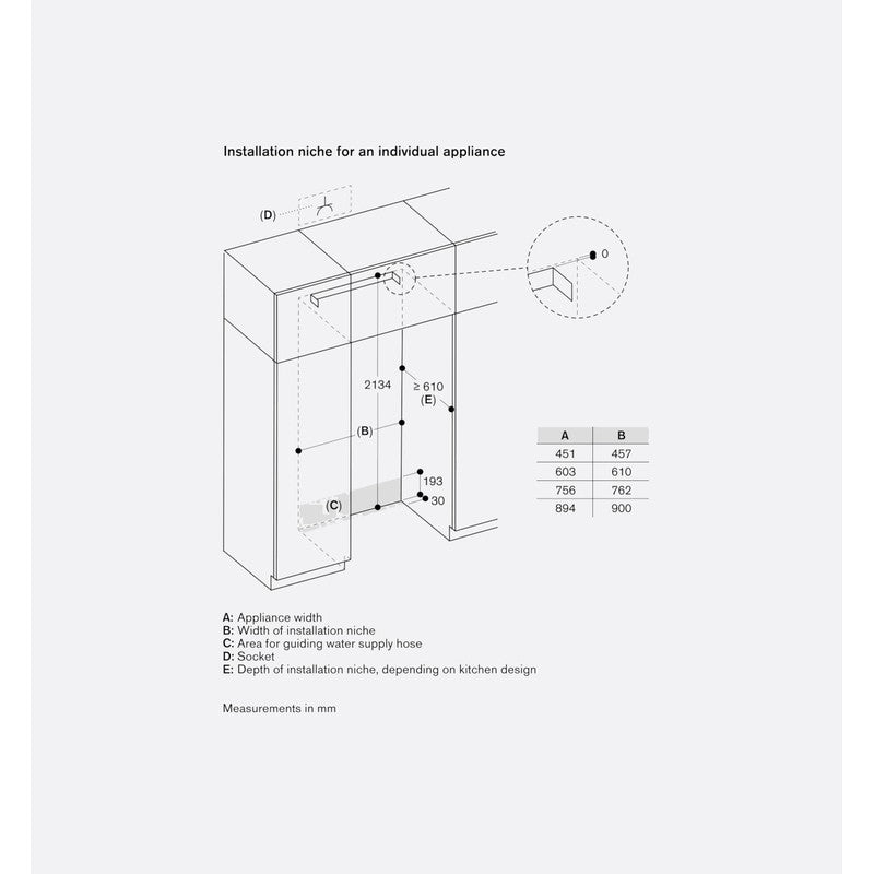 Gaggenau Vario Cooling Expressive Series RVF417190 45.7cm Fully Integrated Freezer with Icemaker, Dark Brushed Stainless Steel