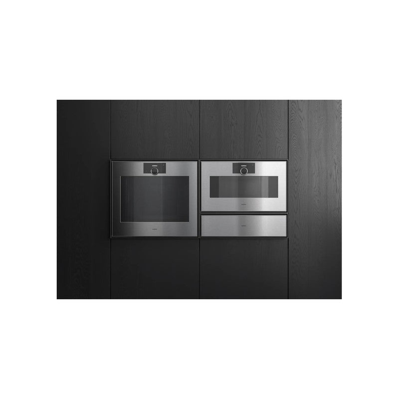 Gaggenau Expressive Series GS480120 Stainless Steel Built-In Combi-Steam Oven 76cm, Right Hand Hinge
