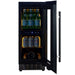 CELLA Kitchenline Stainless Steel Undercounter Drinks Fridge 300mm, Stainless Steel