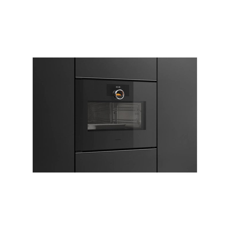 Gaggenau Minimalist Series GM250100 Built-In Combination Microwave Oven, Onyx