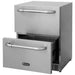 Bull Premium Stainless Steel Double Drawer Fridge 150 Litre